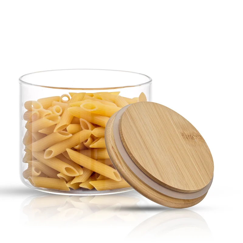 Storage Jars with Airtight Lids, Set of 6