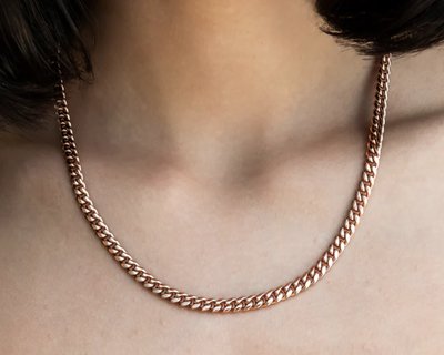 5mm Miami Cuban Link Chain Necklace
