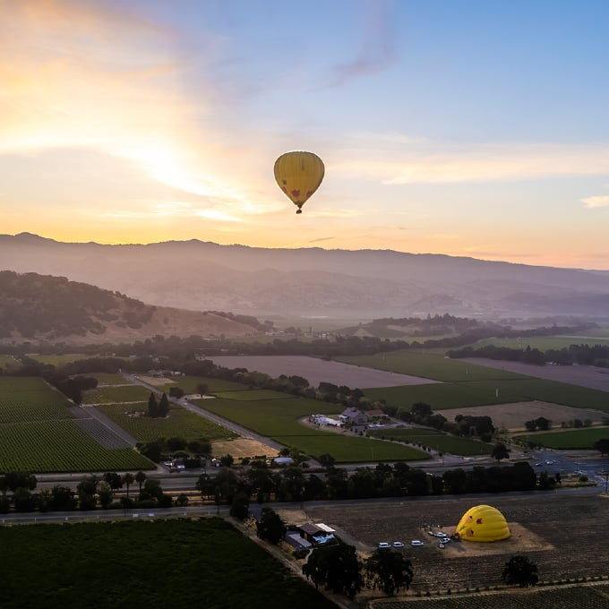 Napa Valley Hot Air Balloon Ride for One