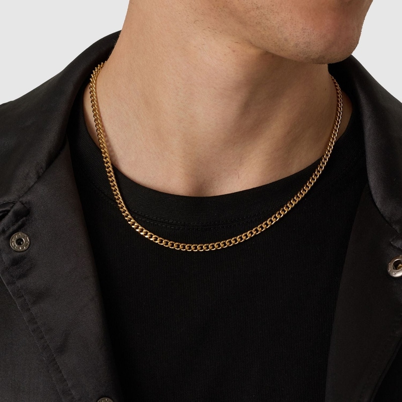18K Gold Cuban Chain 4mm
