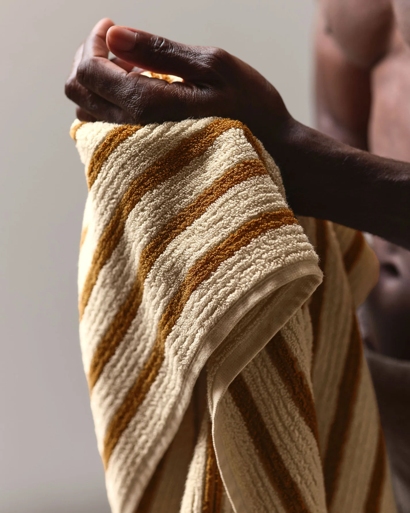 Organic Resort Stripe Bath Towel
