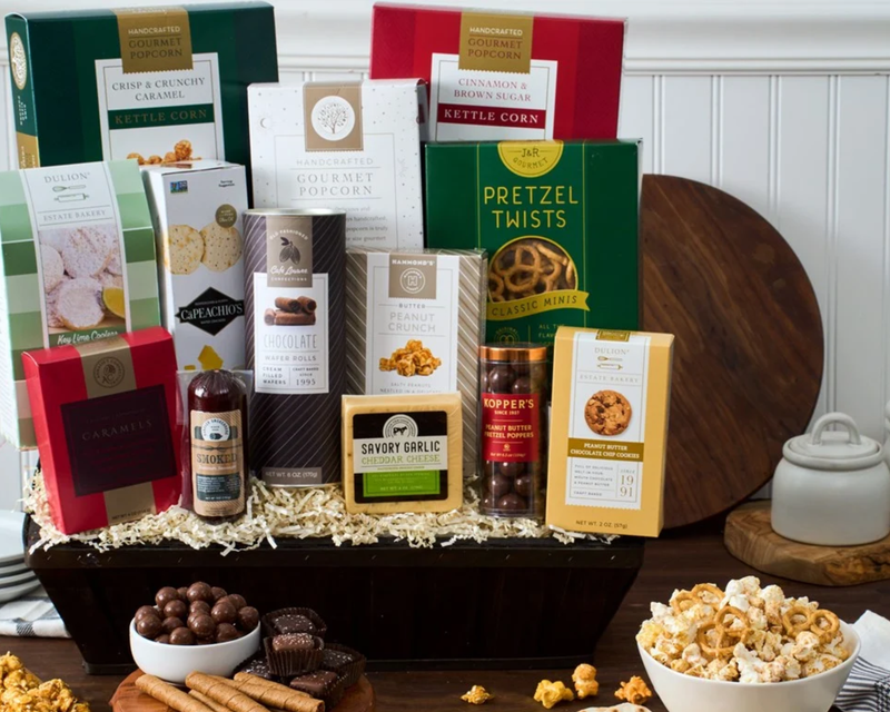Deluxe Snack & Chocolate Gift Basket