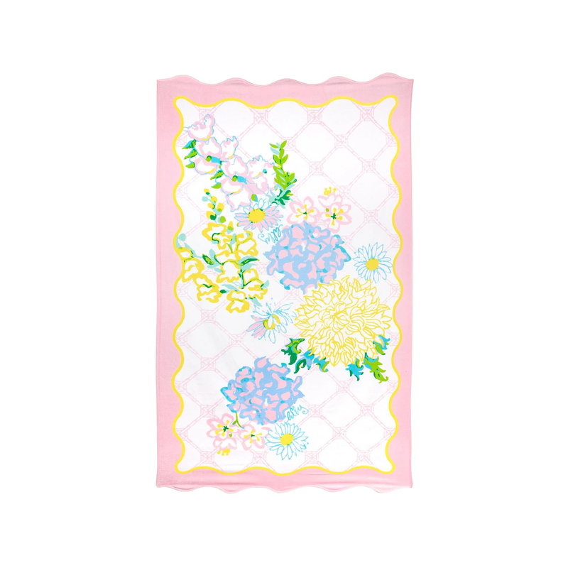 Scalloped Beach Towel