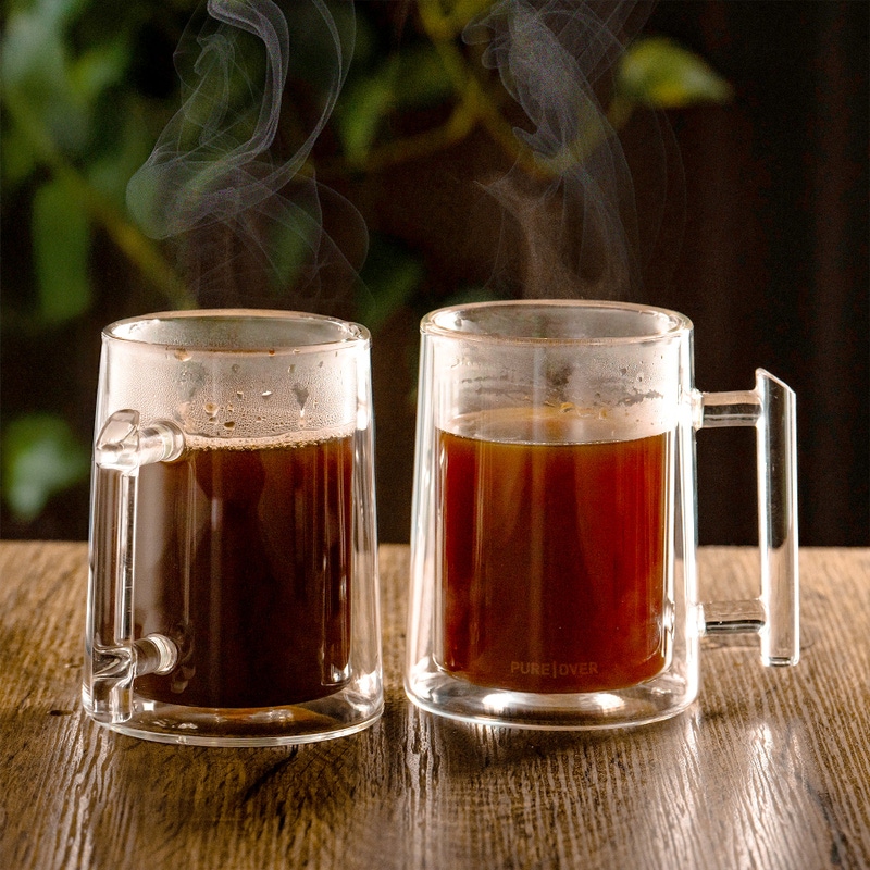 Double-Wall Mugs, Set of 4