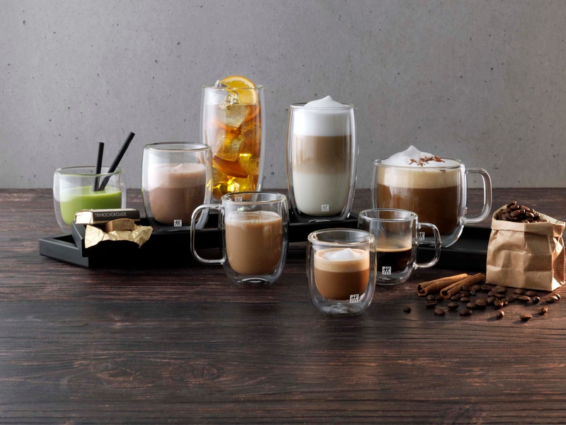 Sorrento 2-Piece Double-Wall Glass Espresso Cup Set