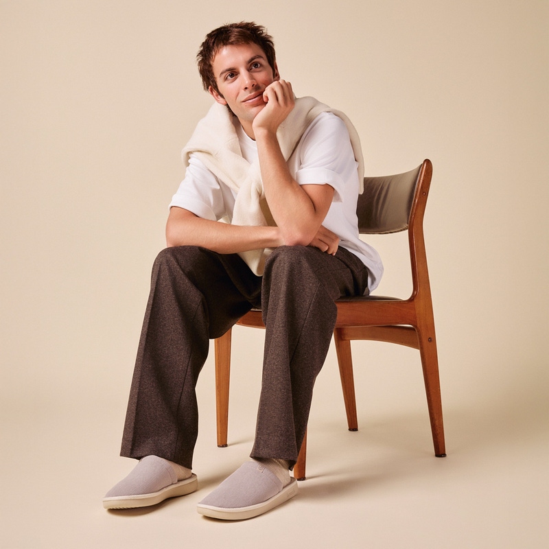 Essential Corduroy Slipper, Soft Grey