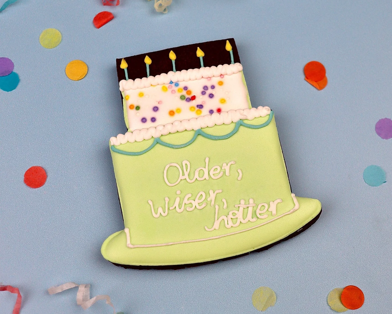 Birthday Cake Letterbox Biscuit