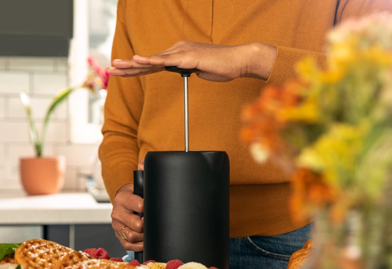 Clara French Press, Matte Black