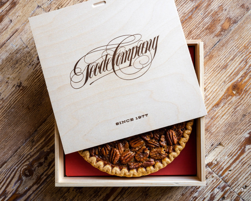 Brazos Bottom Pecan Pie Wooden Gift Box