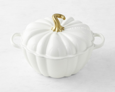 Enameled Cast Iron Pumpkin Cocotte, 4QT
