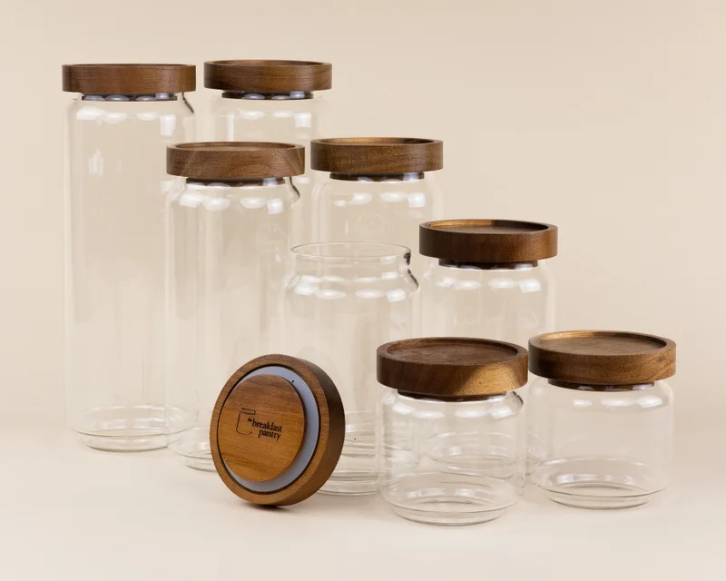 The Glass Canister Eight Set