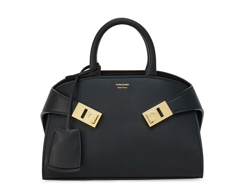 Mini Hug Leather Crossbody Bag