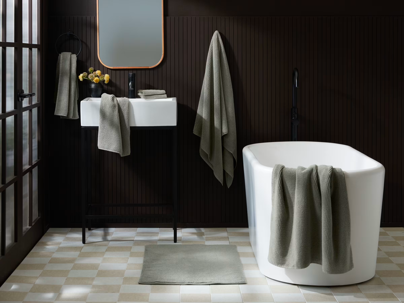 Soft Rib Bath Towel