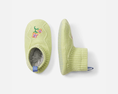 Toddler Sherpa-Lined Gripper Slipper