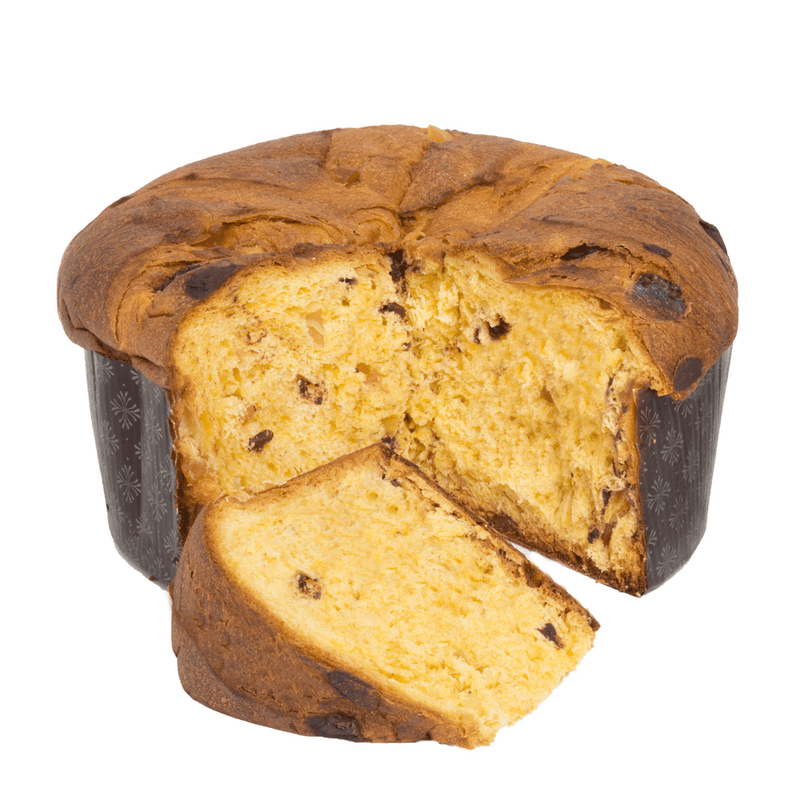 Panettone with Pears and Chocolate Cake