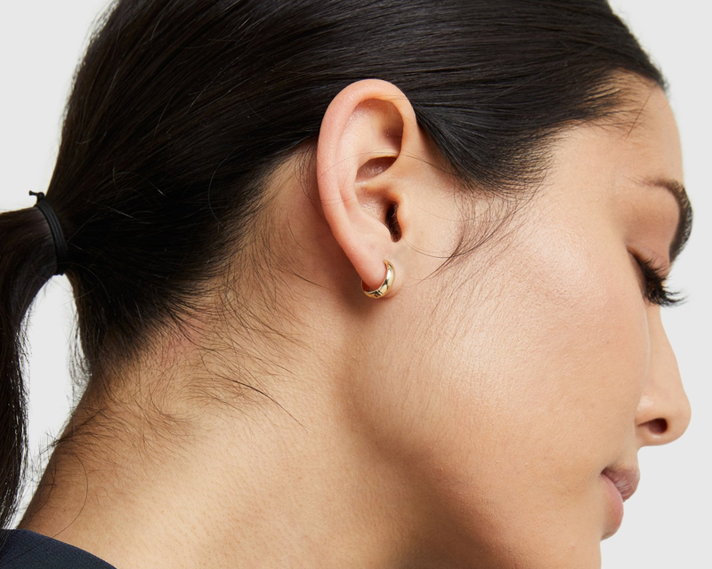14k Gold Hoops