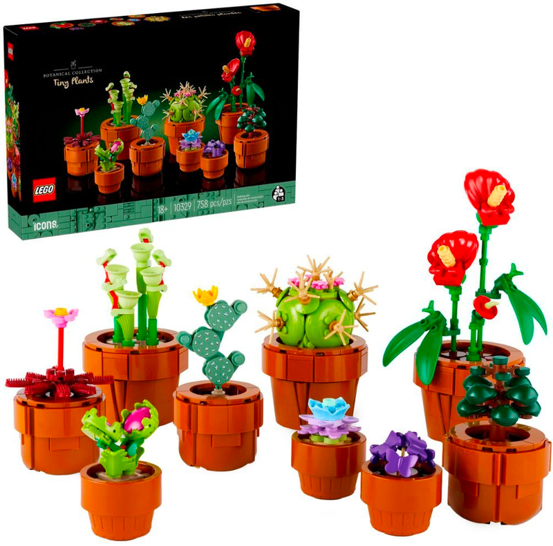 Icons Tiny Plants Build and Display Set