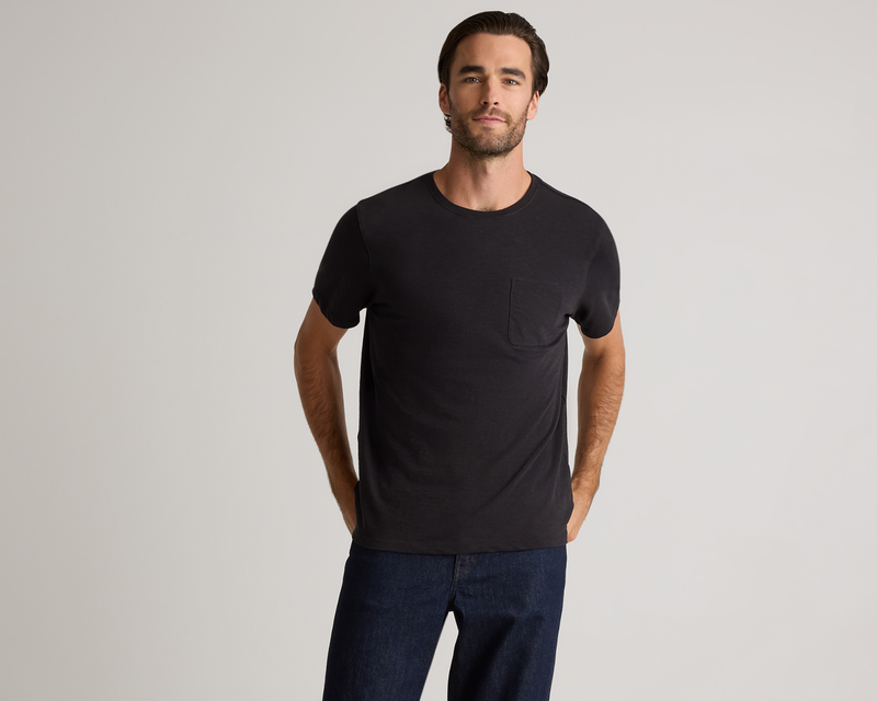 100% Organic Cotton Slub Pocket Tee