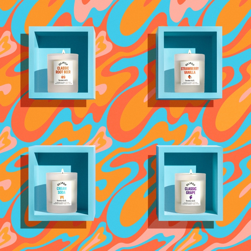 Olipop x Homesick Candle Variety Pack