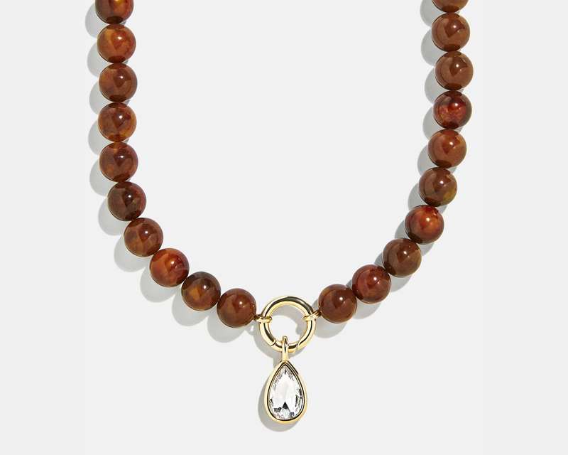 Janette Beaded Ring Necklace