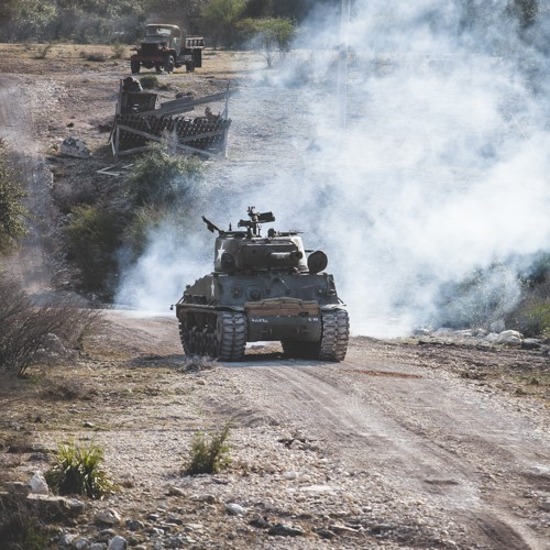 British Scorpion Tank Ride Along for One, Uvalde, TX