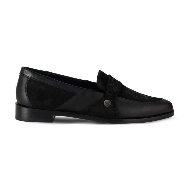 Women's Martingale Loafer, Jet Black