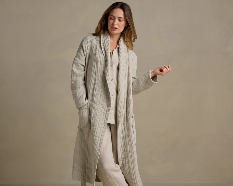 The Dream Cotton Robe, Clay