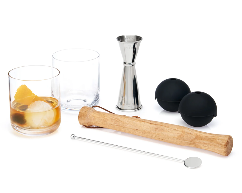 7-Piece Professional Stainless Muddled Barware Set