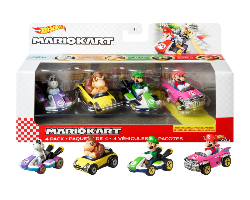 Mario Kart Vehicle 4 Pack