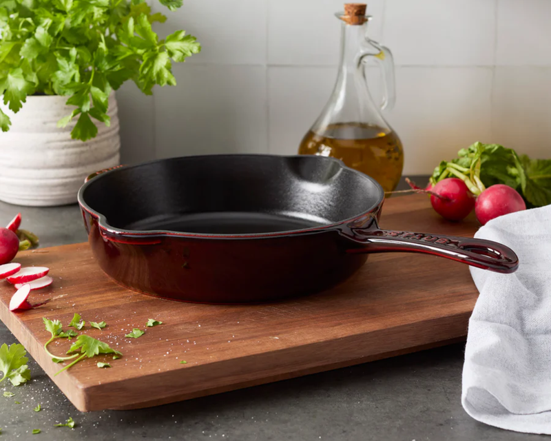 Enameled Cast Iron Traditional 8.5" Deep Skillet