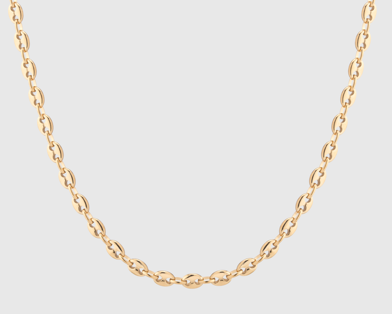 Puffed Mariner Chain Necklace