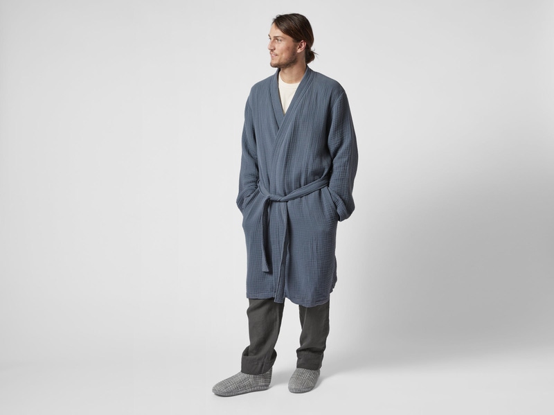 Cloud Cotton Robe, Dusk