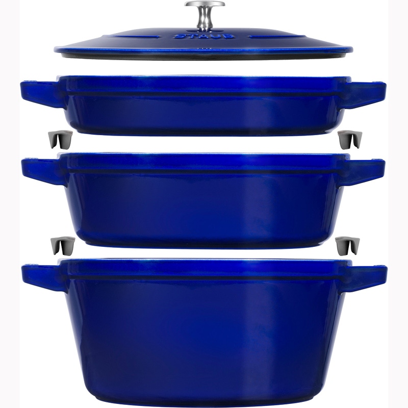 Cast Iron 4-Piece Stackable Set