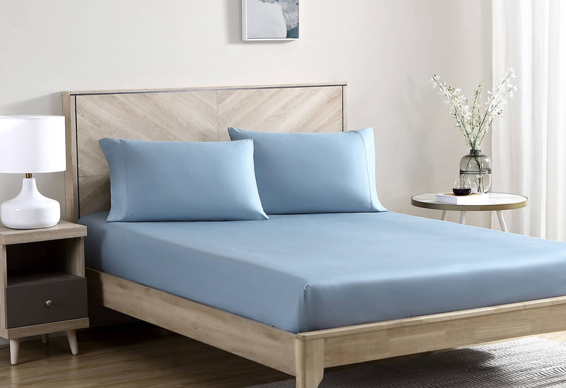Natural Premium Bamboo Fitted King Sheet