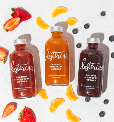 Crushed Fruit Vinegar Trio