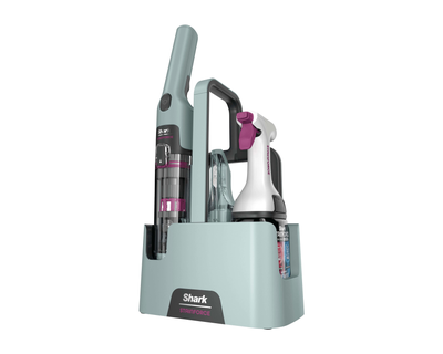 Shark - StainForce Cordless Portable Spot & Stain Cleaner with Dual-Activated Cleaning Solution - Hawaiian Gray