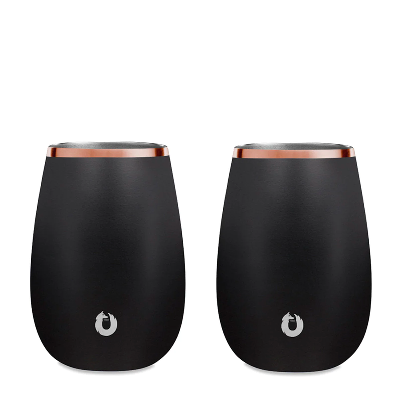 Stainless Steel Wine Glass Set of 2