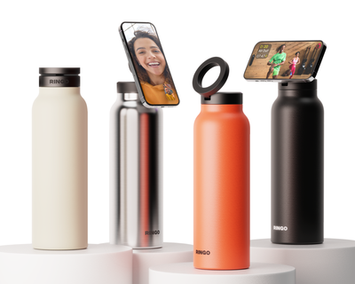32oz Water Bottle + Magnetic Booster Ring