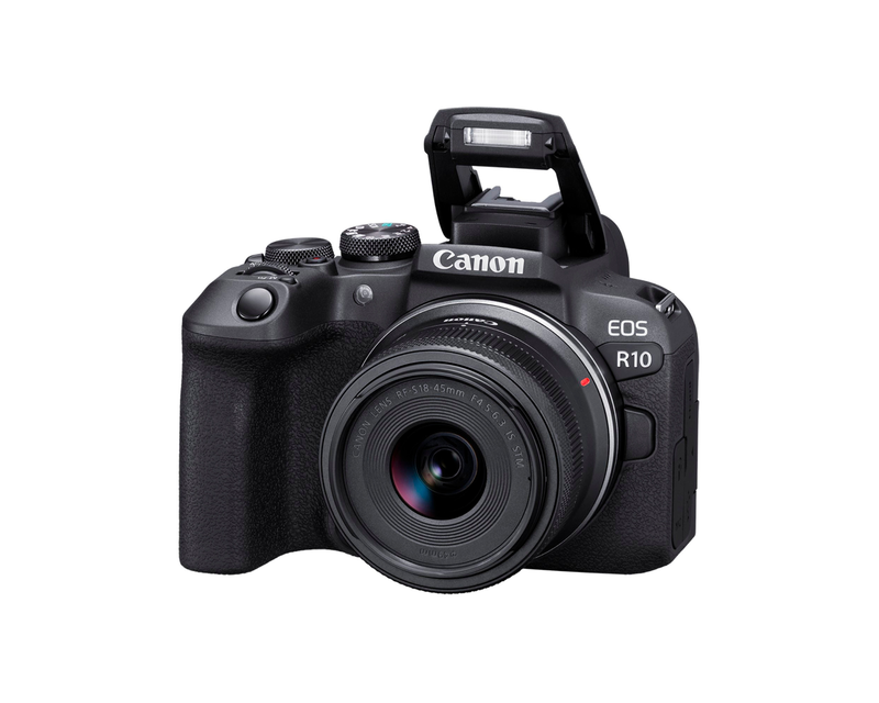 EOS R10 Mirrorless Camera with RF-S 18-45 f/4.5-6.3 IS STM Lens