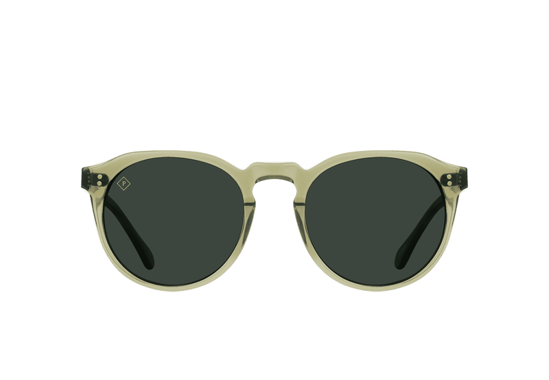 Remmy Unisex Retro Round Polarized Sunglasses, 52