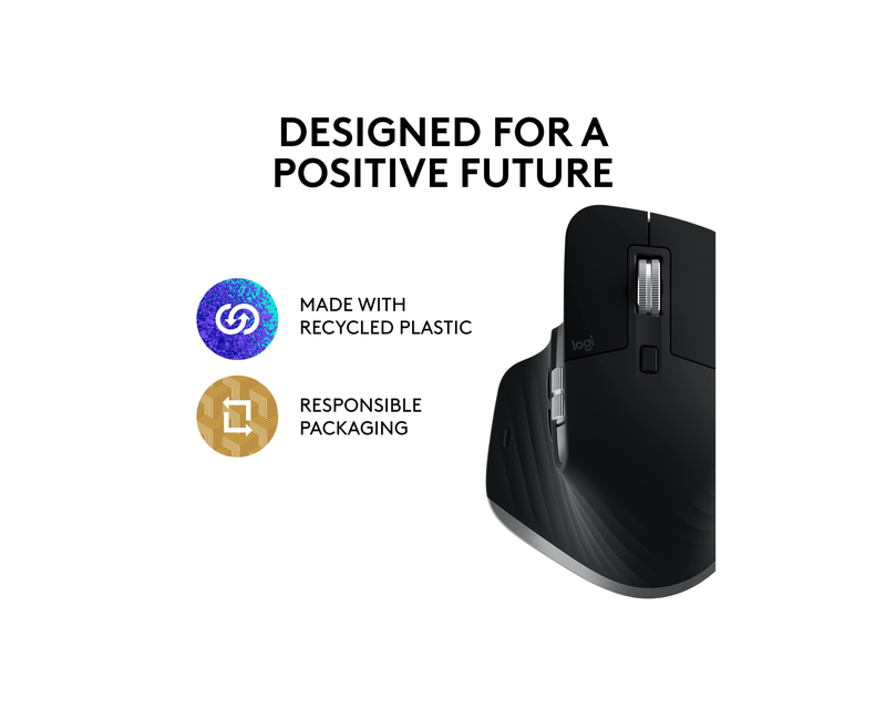 MX Master 3S for Mac Bluetooth Laser Mouse with Ultrafast Scrolling