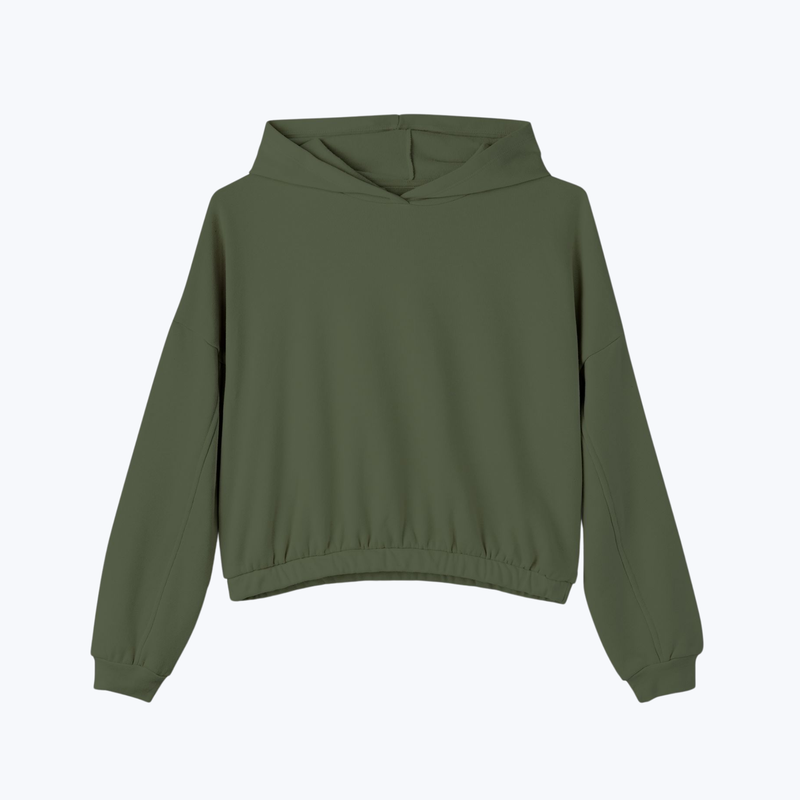 Women's Branded Cinched Bottom Hoodie