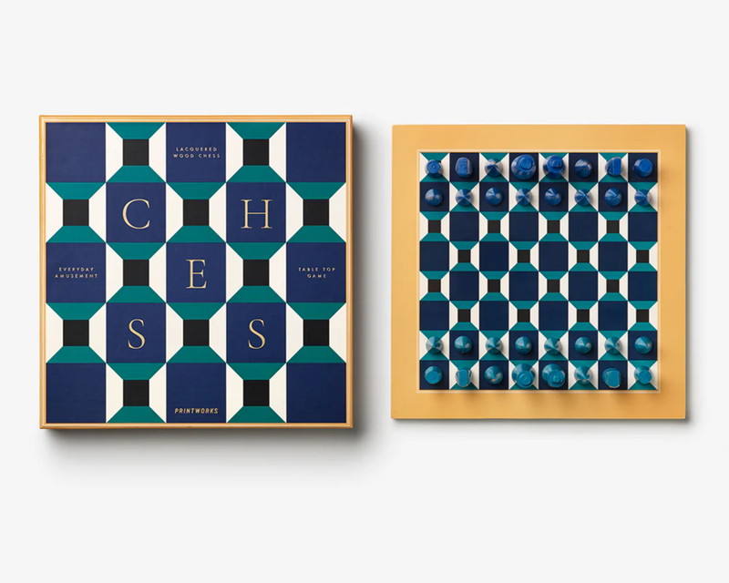 Lacquered Chess Set