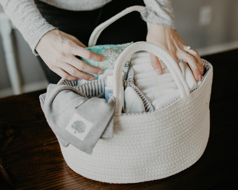 Rope Diaper Caddy
