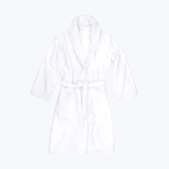 Branded Velour Robe