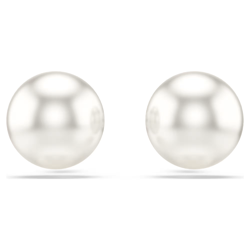 Crystal Pearl Matrix Stud Earrings