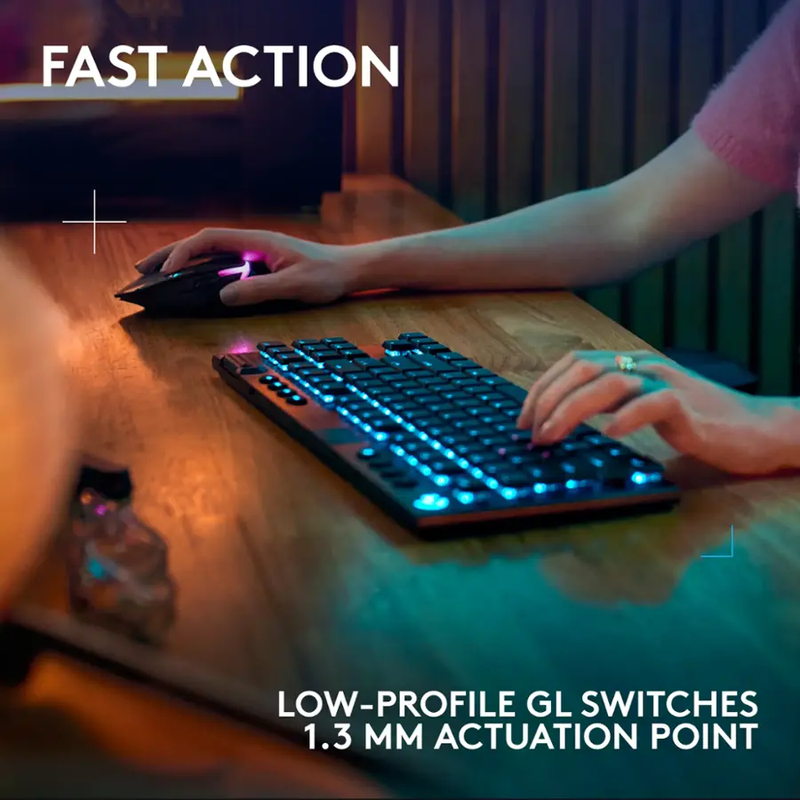 G915 x Lightspeed TKL Wireless Mechanical GL Linear Switch Gaming Keyboard for PC and Mac