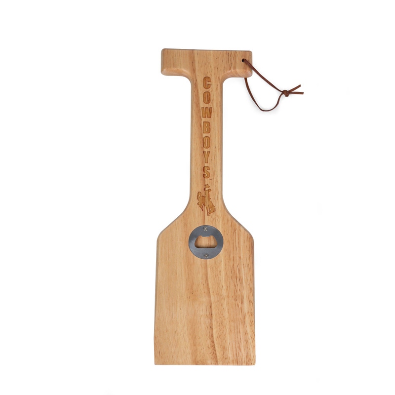 NCAA Hardwood BBQ Scraper with Bottle Opener
