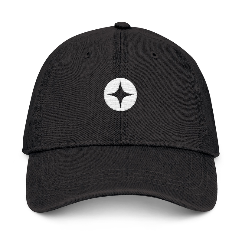 Embroidered Denim Hat