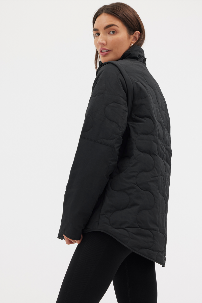 Davis Convertible Jacket, Black